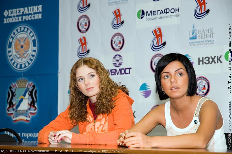 ТАТУ - Press Conference in Novosibirsk 12.11.2006
